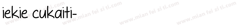 iekie cukaiti字体转换